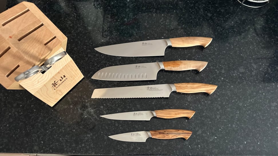EaZy MealZ 2-Piece Knife Set 7-inch Santoku Knife and 4-inch