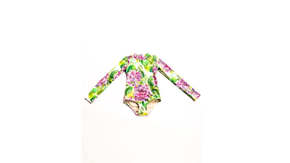 Mott 50 Mini Kelly long sleeve girls swimsuit