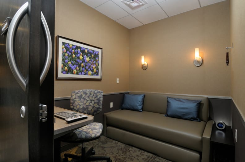 The Minute Suites in Philadelphia International Airport.