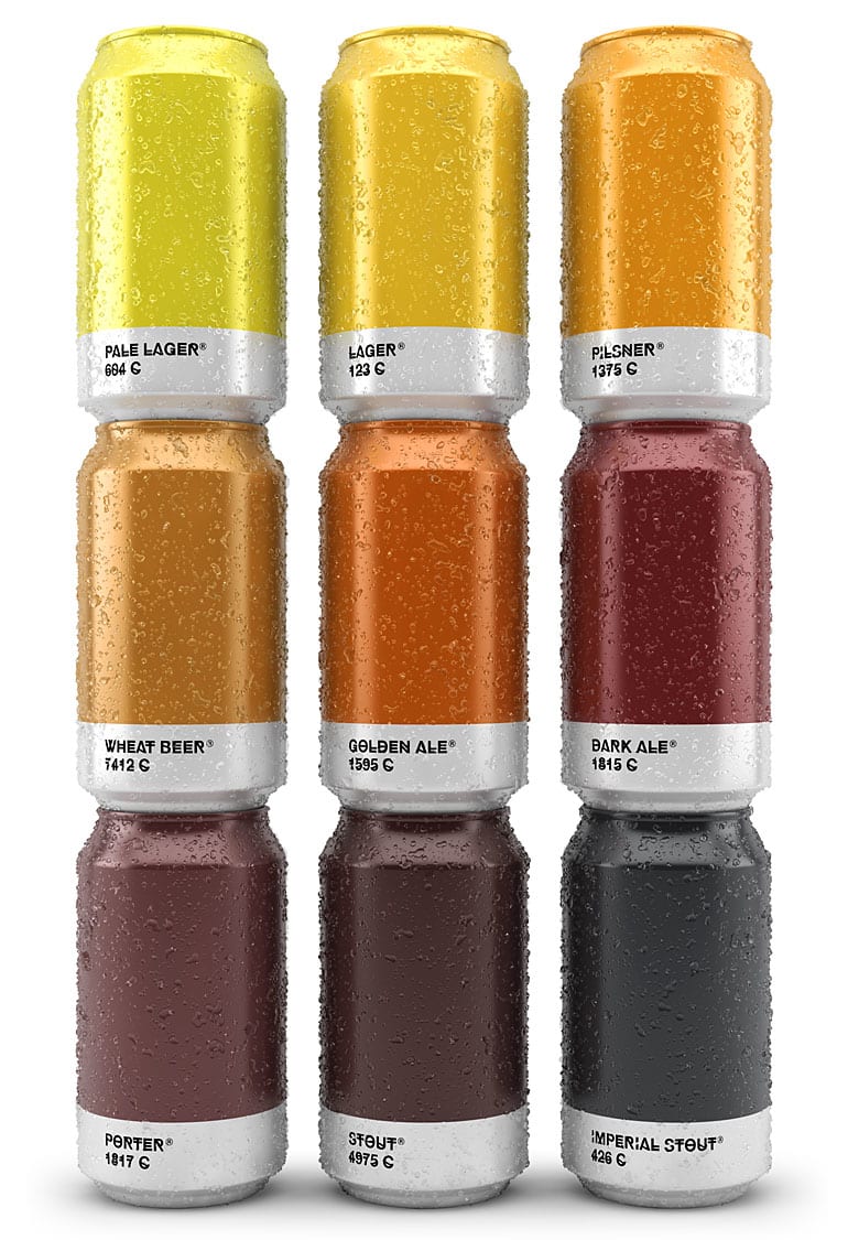 Pantone Color (and Beer) Chart