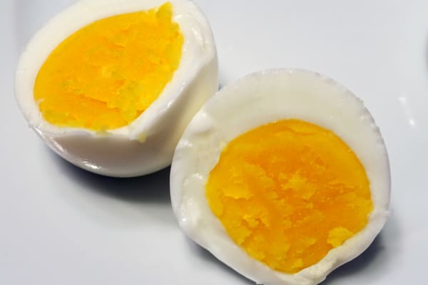Hard-cooked sous vide egg