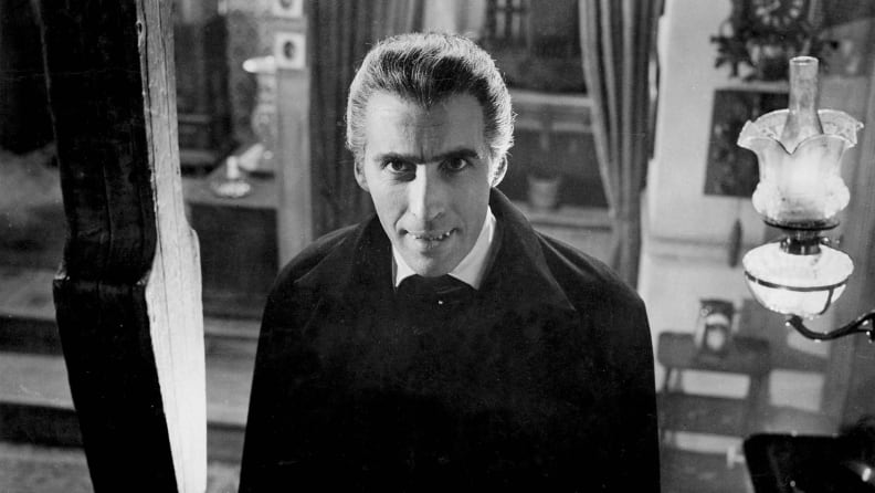 Christopher Lee plays the titular count in Hammer’s 1958 ‘Dracula.’