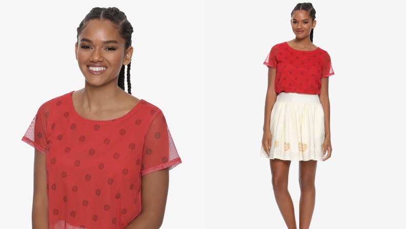 Red shirt inspired by Moana