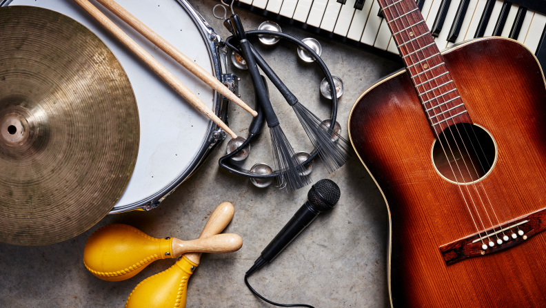 You can find a variety of musical instruments at your local Costco.