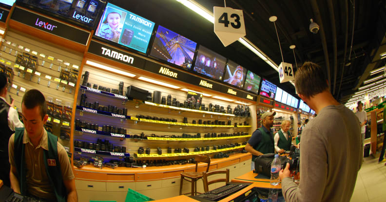 Dedicated camera stores like B&H Photo Video in New York are some of the best places to buy lenses.