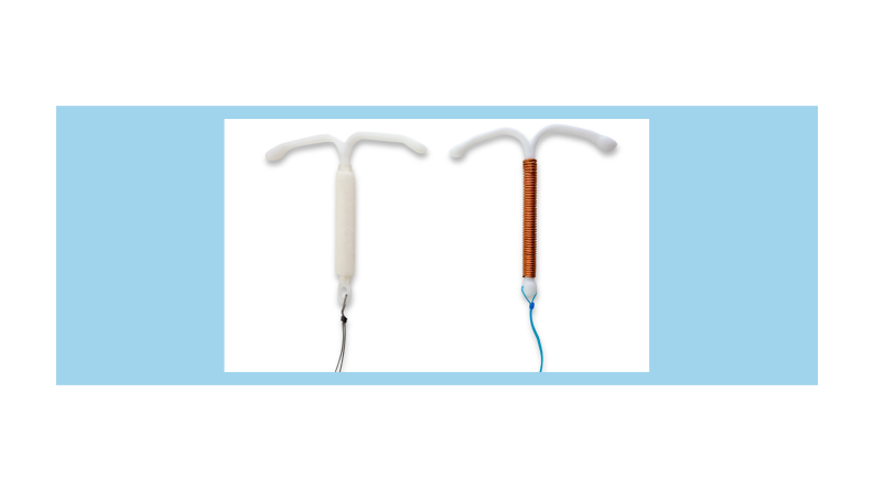 Two different IUD inserts.