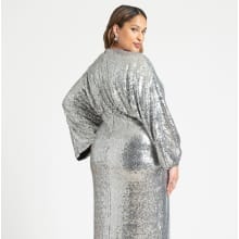 Product image of Eloquii Dolman Sleeve Sequin Dress