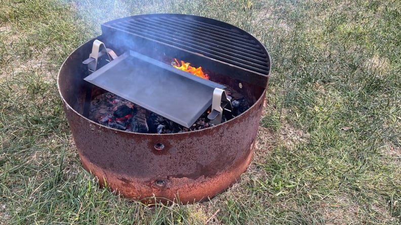 Grill and Griddle From Stovetop to Fire Pit: Made In Carbon Steel Camp  Griddle Review