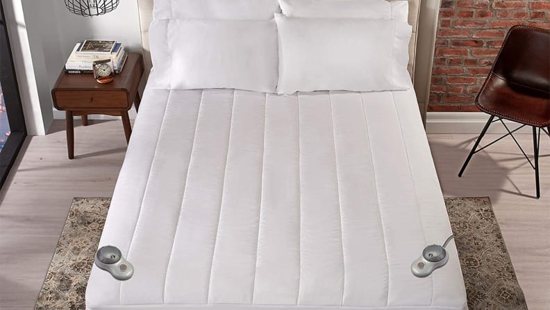 A photo of the Sunbeam Heated Mattress Pad.