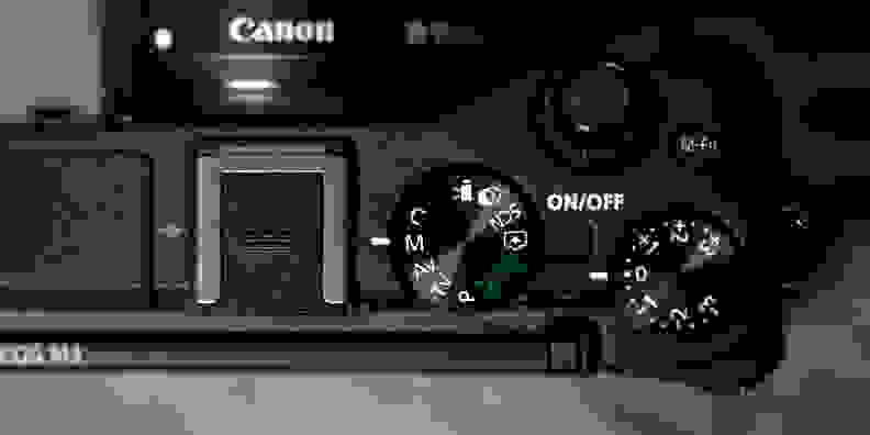 A photograph of the Canon EOS M3.