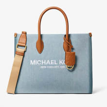 Product image of Michael Michael Kors Mirella Medium Denim Tote Bag