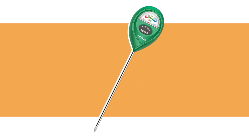 Green Apine moisture meter.