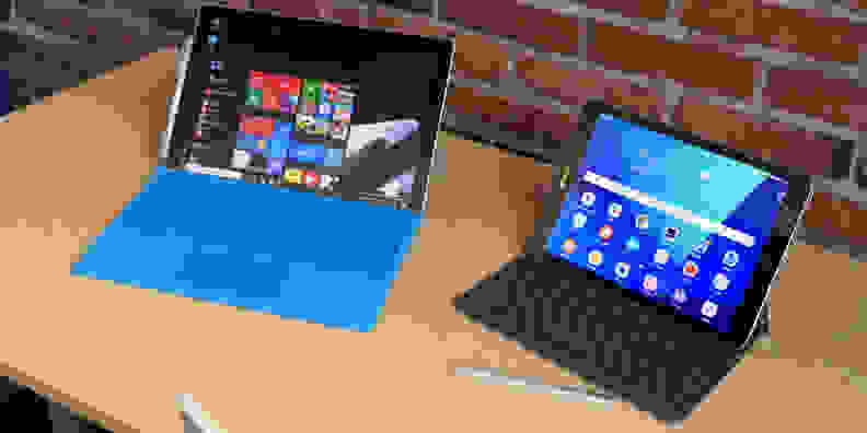 Samsung Galaxy Tab S3 and Surface Pro 4