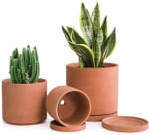 Product image of D’vine Dev Set of 3 Terracotta Pots