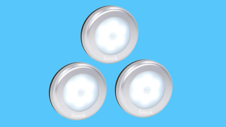 Product shot of the Searik Motion Lights.