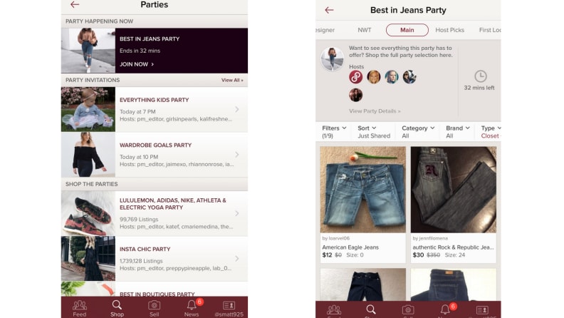 Poshmark Parties
