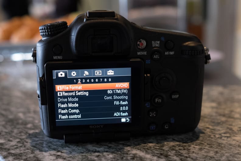 the A77 II's menu looks just like previous Sony Alpha DSLRs, but it has a few options from the A99.