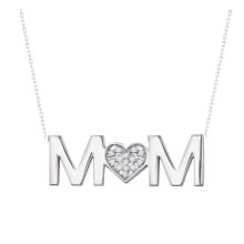 Product image of Mom Diamond Pendant Necklace