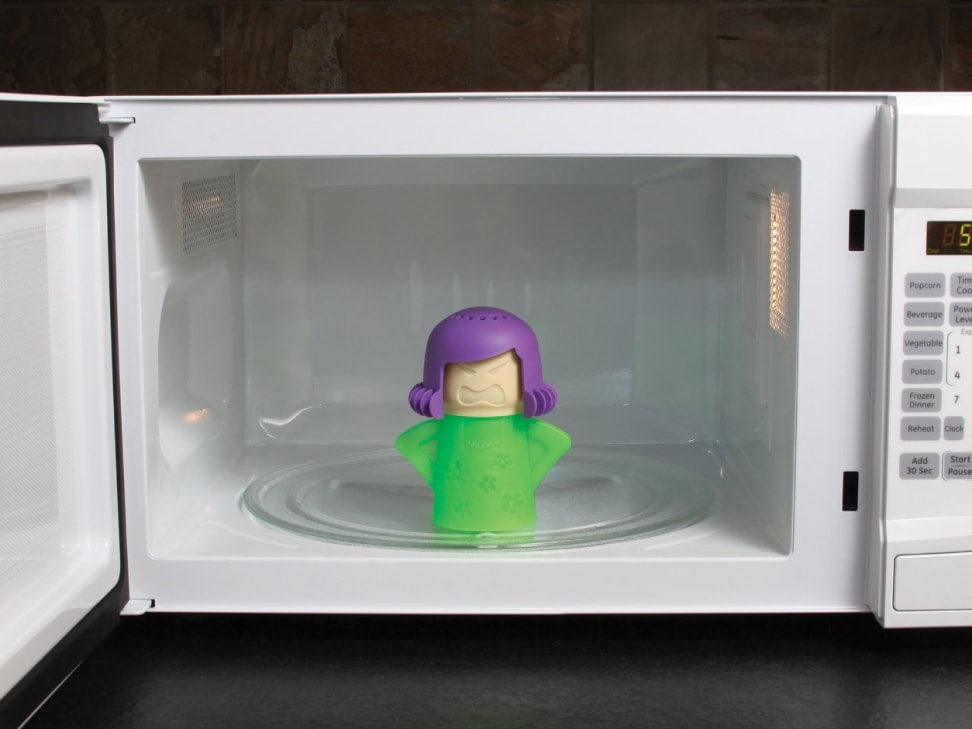 I tried cleaning my microwave with Angry Mama and this is what happened -  Reviewed