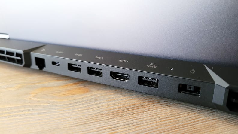 Lenovo Legion 5 Pro Gen 6 back ports