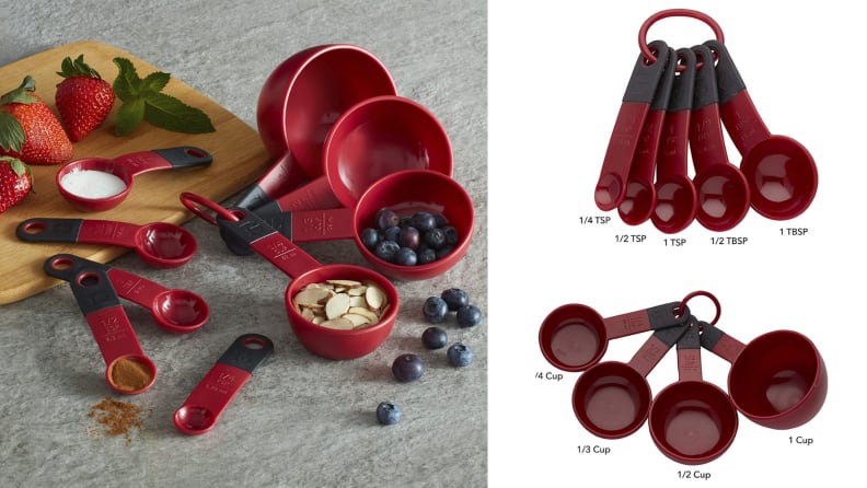 KitchenAid Measuring Cups & Spoons, Red