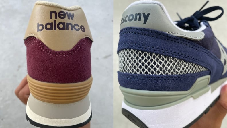 bijvoeglijk naamwoord stijfheid hoekpunt New Balance 574 vs. Saucony Shadow: Which retro sneaker is better? -  Reviewed