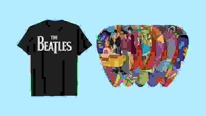 THEBEATLES guitar picks and shirt