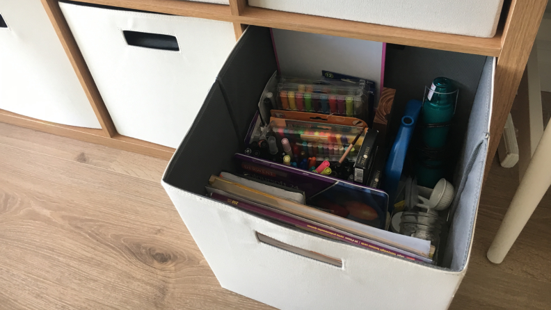 Threshold Fabric Cube Storage Bin