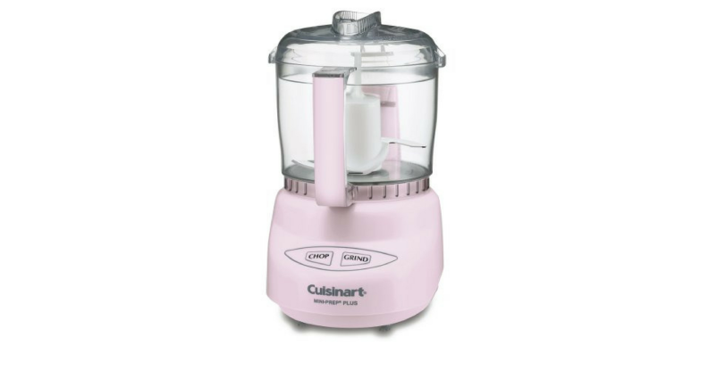 Pink food processor