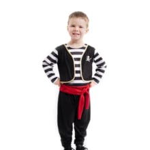 Product image of Pirate Full Sleeve Sewn-On Vest Set