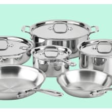 Product image of D3 10-piece Stainless Everyday Cookware Set