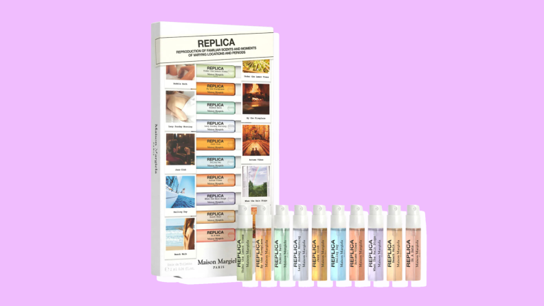 A box set of several fragrance samples by Maison Margiela.