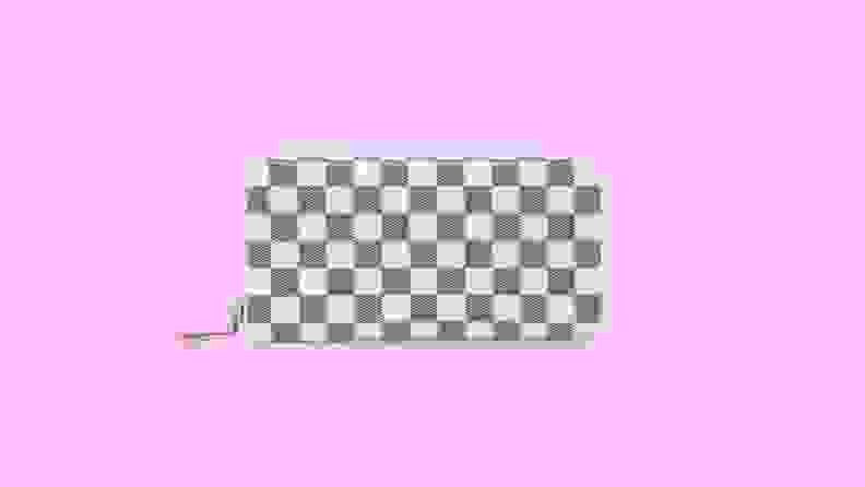 checkered clutch