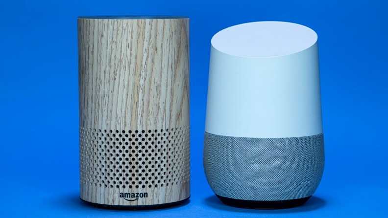 Amazon Alexa and Google Assistant 