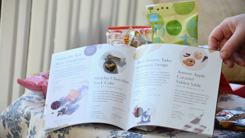 You can learn more about each snack in the booklet.