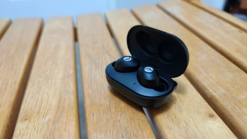 picture of the raycons inside open case