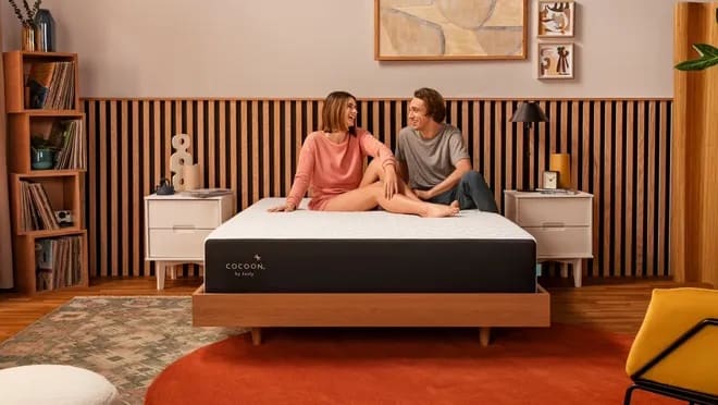 Cocoon by Sealy mattress in a bedroom setup.