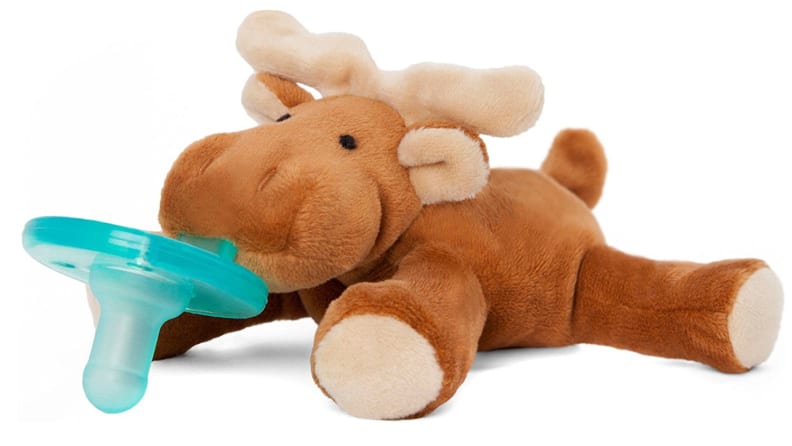 The WubbaNub pacifiers are pricey, but they really are a huge help.