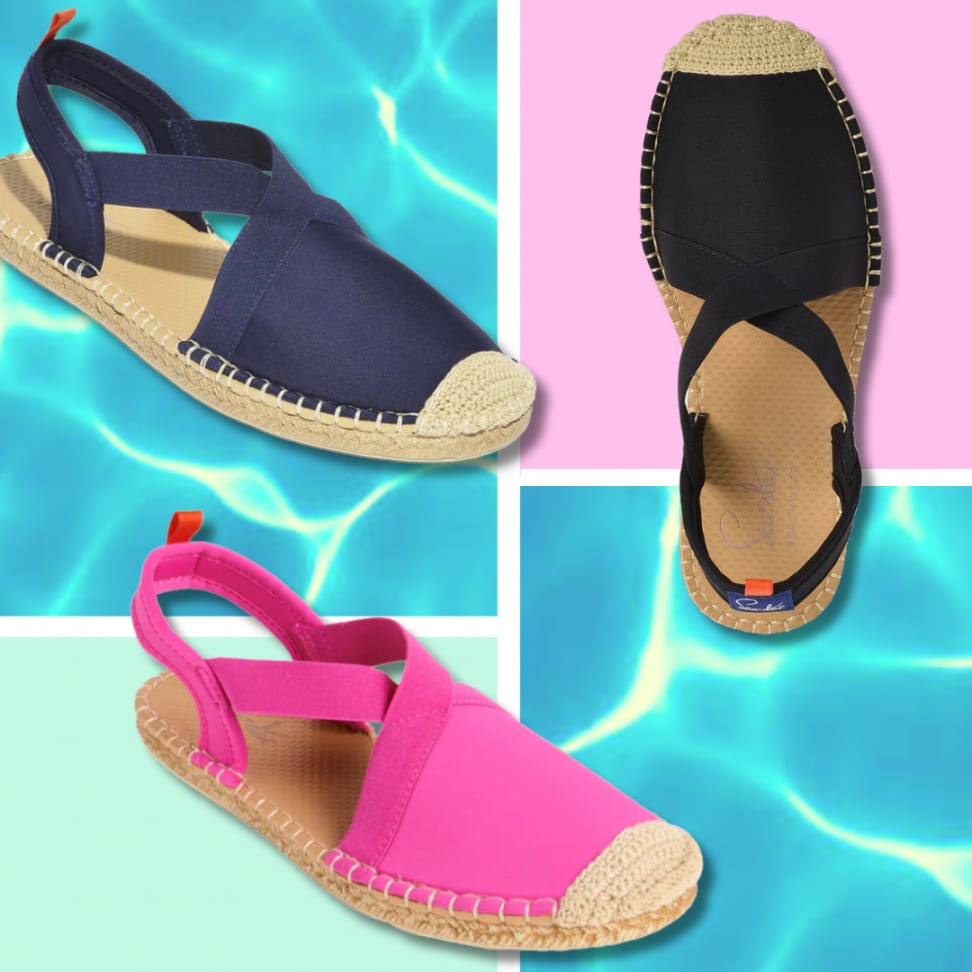 Seastar slingback water shoes are the best beach wedding shoe