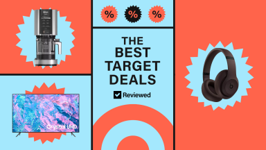 A colorful collage with the best Target deals including a pair of Beats headphones, a Samsung TV, and more.