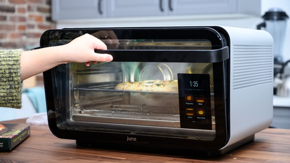 June Oven June Oven 9-Slice Chrome Convection Toaster Oven (1800-Watt) in  the Toaster Ovens department at