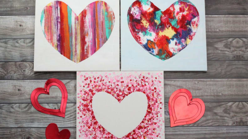 Valentine's Day crafts for kids, toddlers and preschoolers