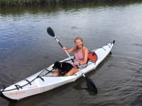 This collapsible kayak is perfect for on-the-go summer adventures