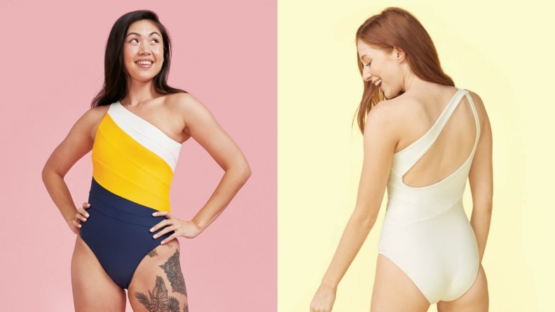 color block swimsuit