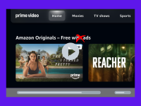 An image containing lead images for sixteen Prime Video series, including 'Reacher,' 'Red, White, and Royal Blue,' 'Creed III,' 'Rings of Power,' Wheel of Time,' and more.