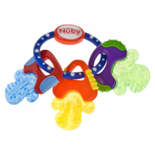 Product image of Nuby Ice Gel Baby Key Ring Teether