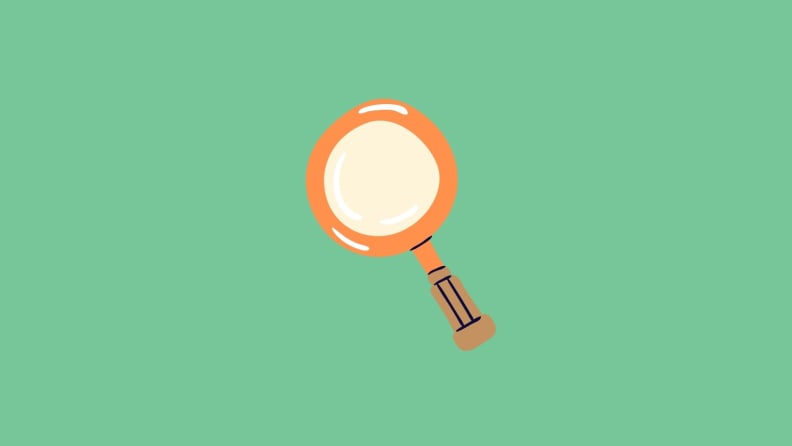 illustration of magnifying glass