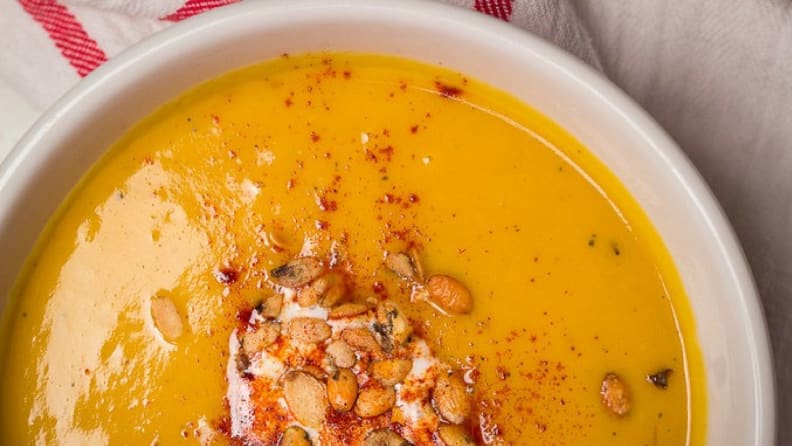 nstant Pot Creamy Butternut Squash and Apple Soup Recipe