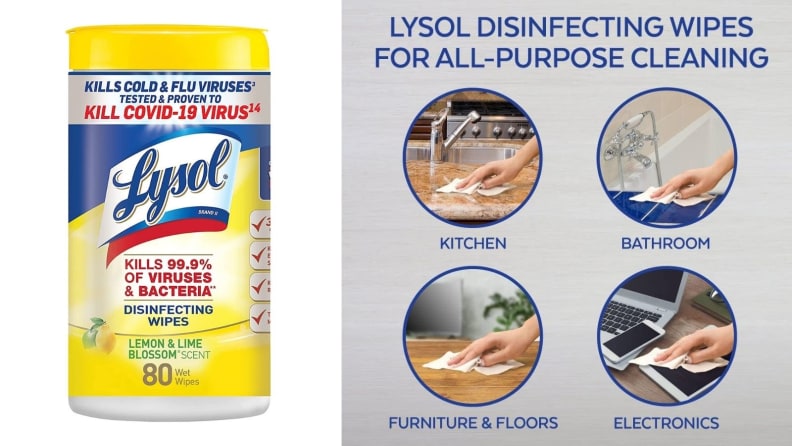 Lysol Wipes Clean Dorm Essentials
