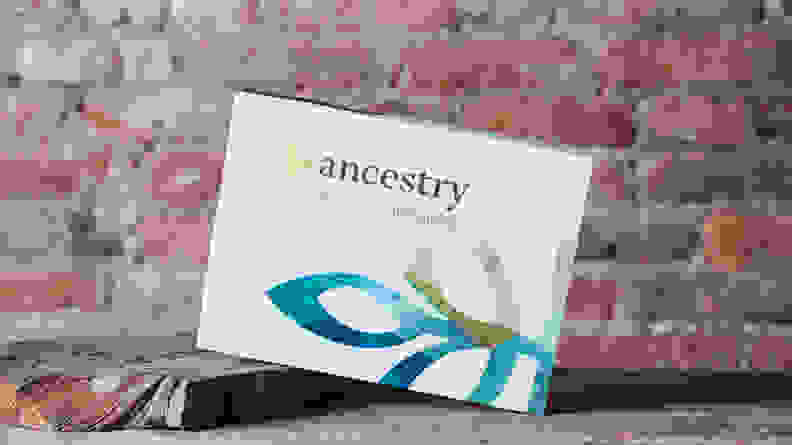 An Ancestry DNA testing kit